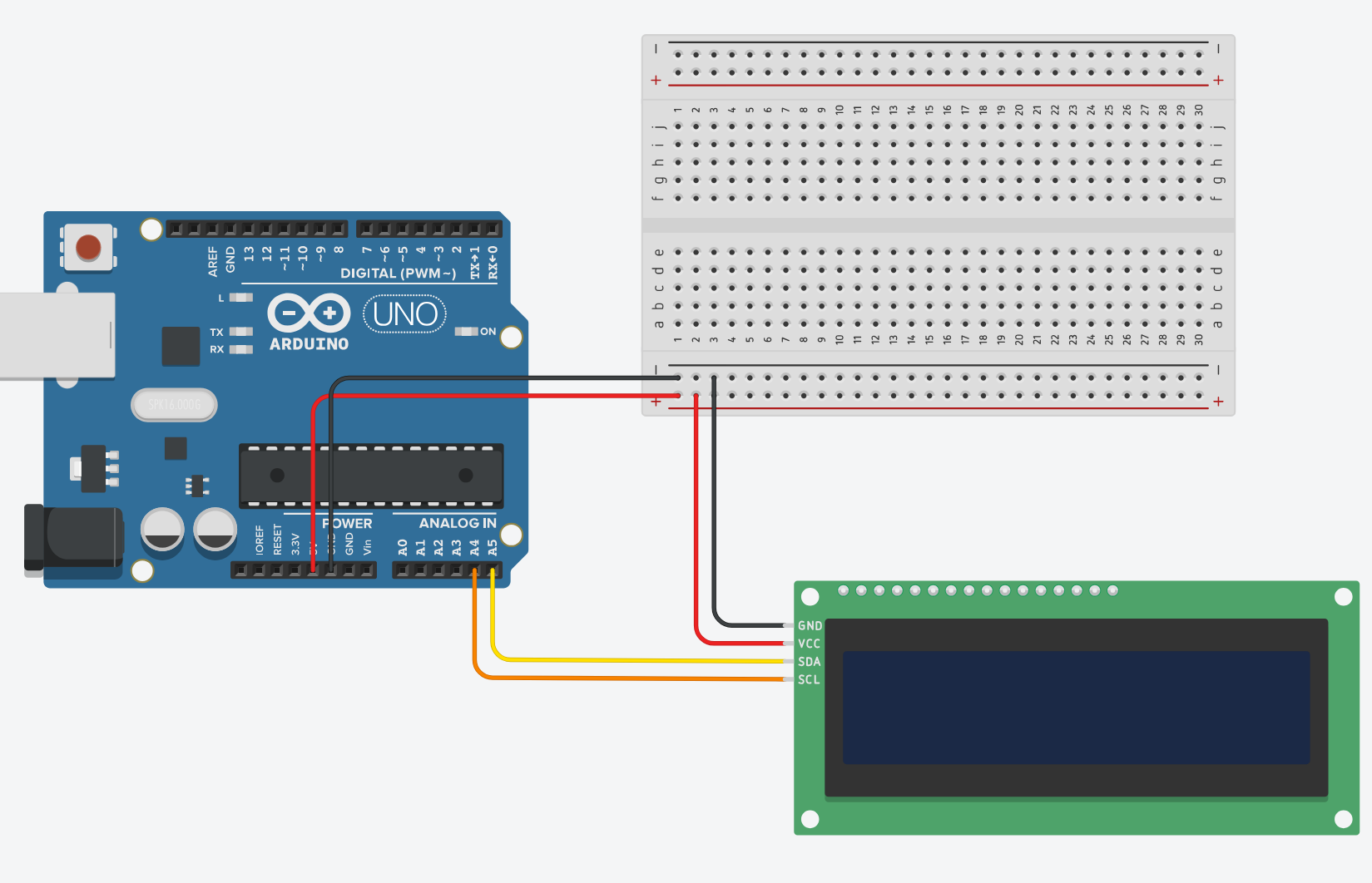LCD wiring steps